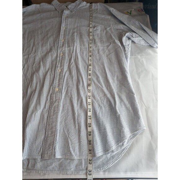 Ralph Lauren Blaire 100% Cotton Men's Long Sleeve XL Striped Button Down Shirt - Picture 10 of 12